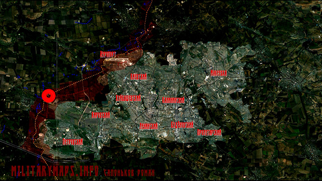 Старомихайловка карта днр